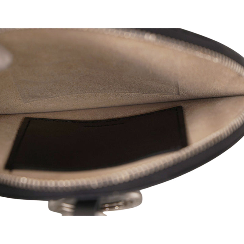 NEW $250 LONGCHAMP Green Brown Leather BASKETBALL Long-Dribble Pouch/Keyring BAG