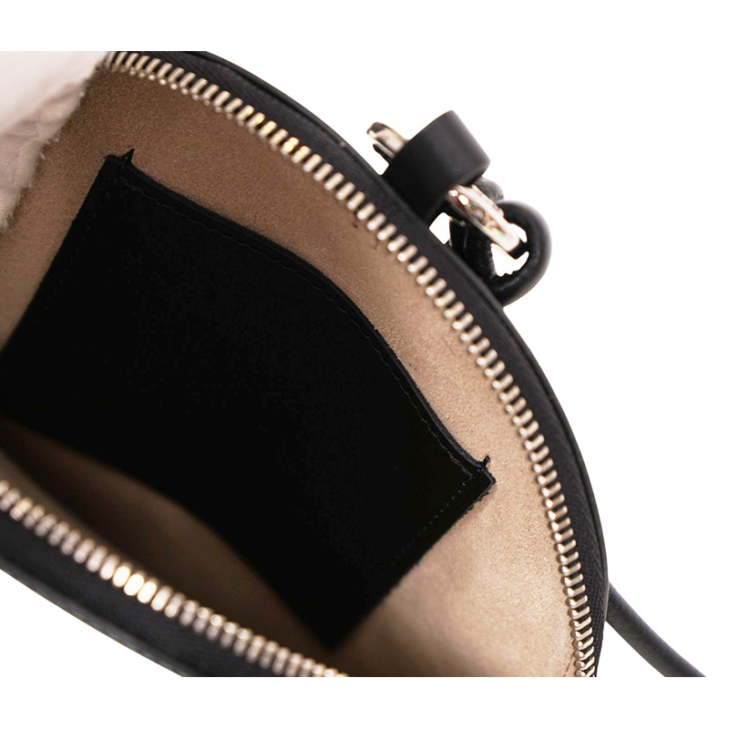 NEW $250 LONGCHAMP Green Brown Leather BASKETBALL Long-Dribble Pouch/Keyring BAG
