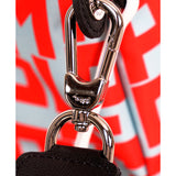 NEW $350 LONGCHAMP Red Gray LE PLIAGE LGP STREET STYLE LOGO Med TOTE BAG & STRAP