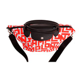 NEW $350 LONGCHAMP Red Gray LE PLIAGE LGP STREET STYLE LOGO Med TOTE BAG & STRAP