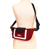 NEW LONGCHAMP Orange Red Colorblock LE PLIAGE SCUBA Belt Sling BAG RETIRED