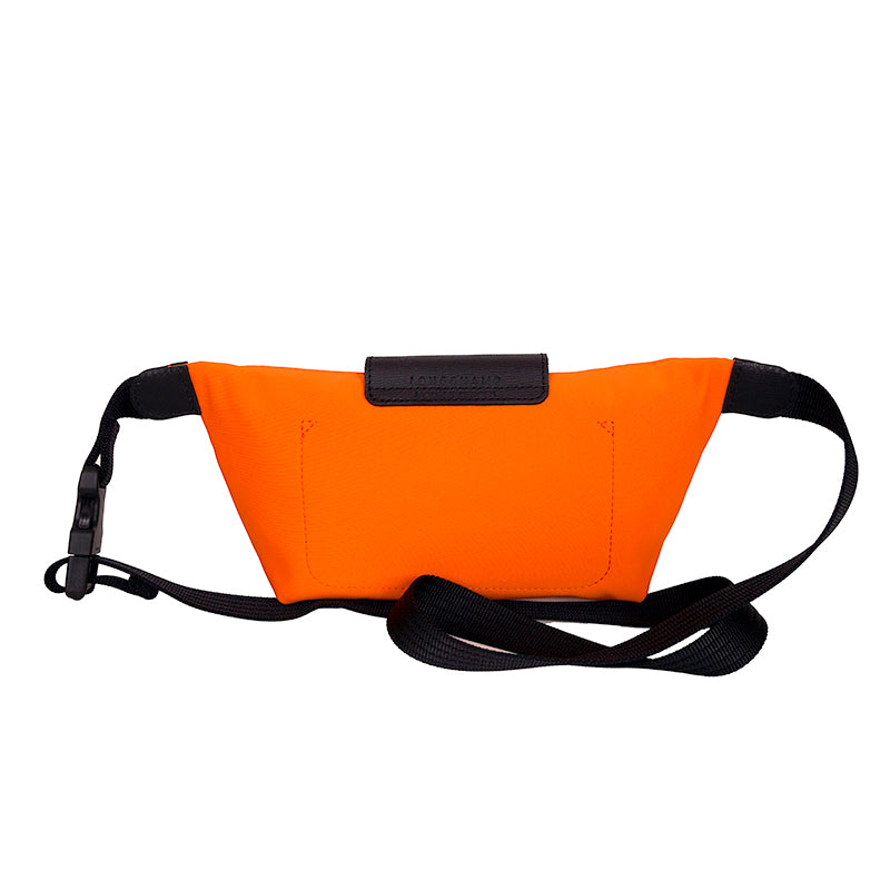 NEW LONGCHAMP Orange Red Colorblock LE PLIAGE SCUBA Belt Sling BAG RETIRED