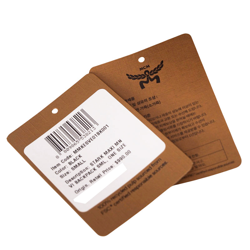 NEW $990 MCM Black Visetos Orange/Tan STARK MAXI LOGO Monogrammed BACKPACK NWT