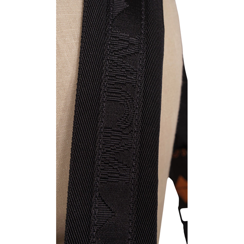 NEW $990 MCM Black Visetos Orange/Tan STARK MAXI LOGO Monogrammed BACKPACK NWT