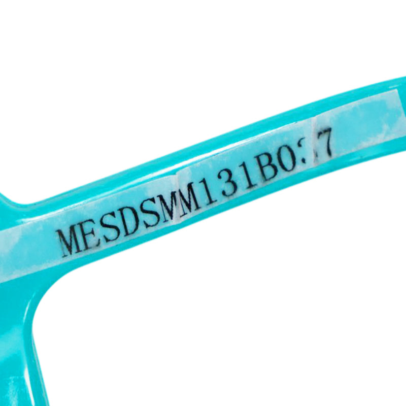37 NEW $290 MCM Woman Ceramic Turquoise Blue LOGO Pool Slides SANDALS Made ITALY