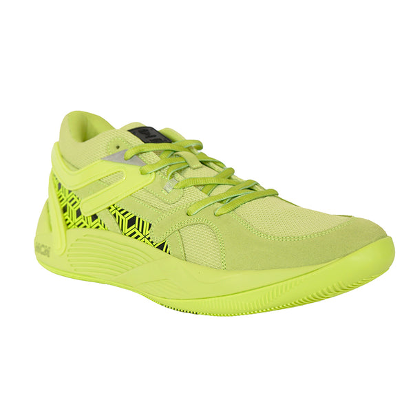 46 US 13 NEW $590 MCM x Puma TRC Blaze Court ACID LIME GREEN Low Top SNEAKERS