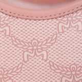 38/39 NEW $490 MCM Woman's PINK MONOGRAM Coated Canvas Skyward PLATFORM SNEAKERS
