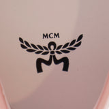 38/39 NEW $490 MCM Woman's PINK MONOGRAM Coated Canvas Skyward PLATFORM SNEAKERS