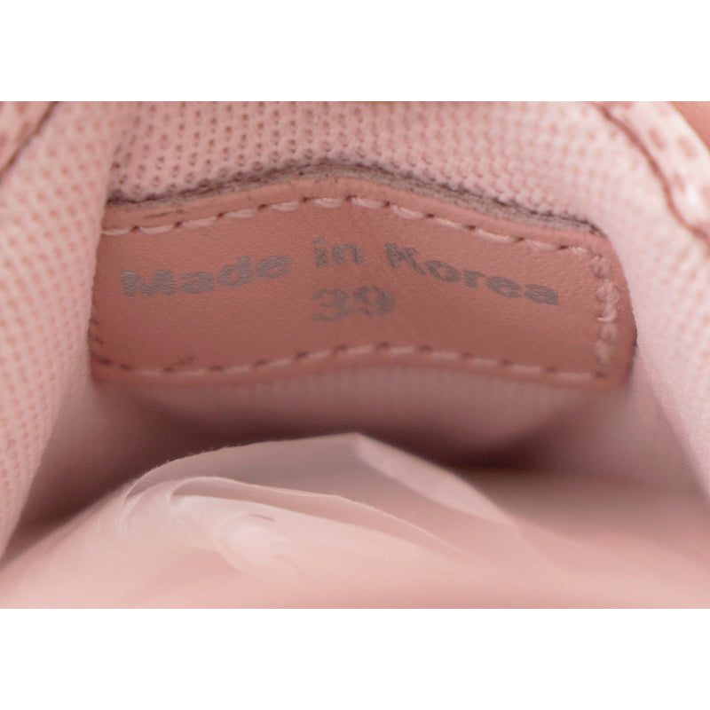 38/39 NEW $490 MCM Woman's PINK MONOGRAM Coated Canvas Skyward PLATFORM SNEAKERS