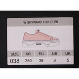38/39 NEW $490 MCM Woman's PINK MONOGRAM Coated Canvas Skyward PLATFORM SNEAKERS