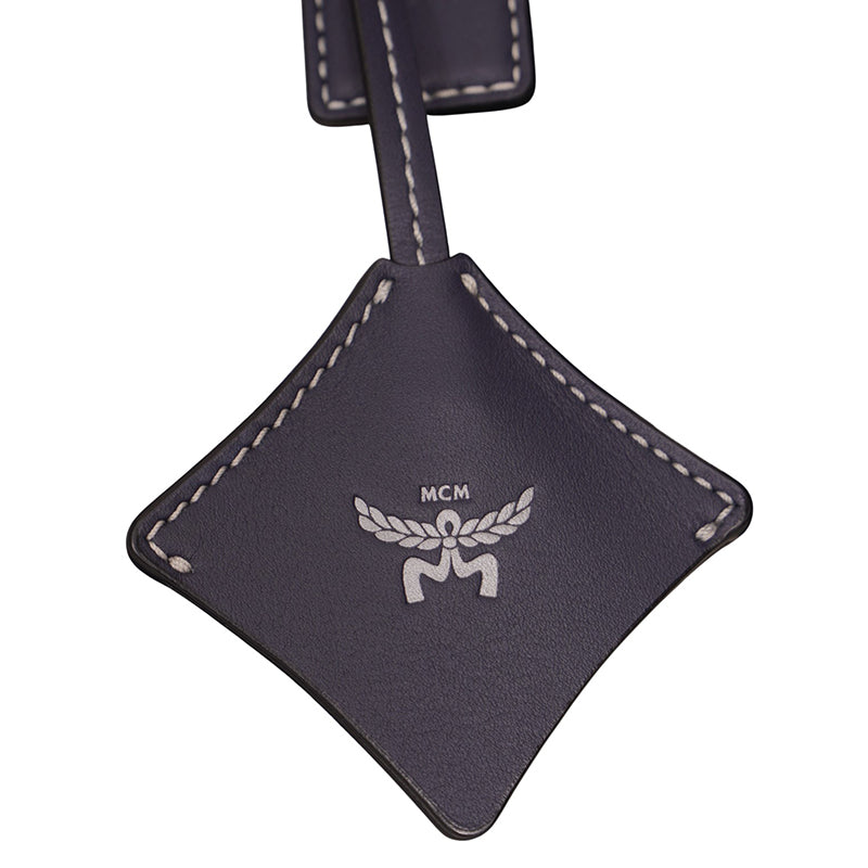 NEW $780 MCM Navy Beach Club Stripe CLOWN FISH Canvas AREN SHOPPER TOTE BAG NWT