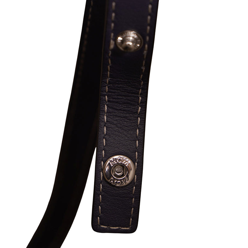 NEW $780 MCM Navy Beach Club Stripe CLOWN FISH Canvas AREN SHOPPER TOTE BAG NWT