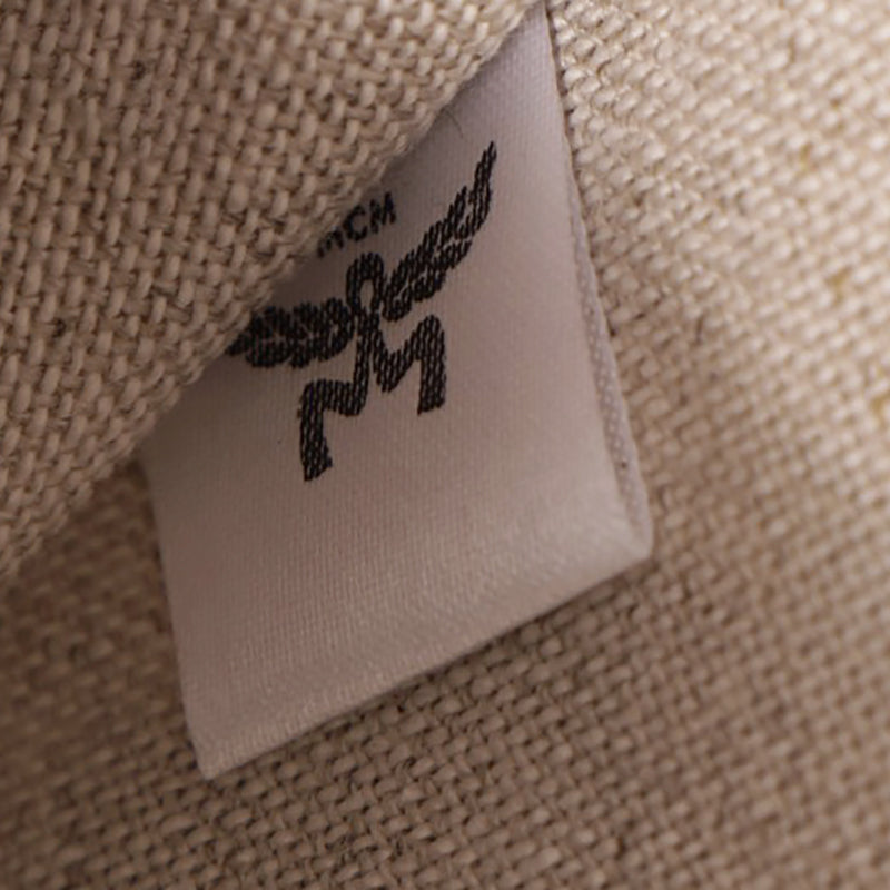 NEW $780 MCM Navy Beach Club Stripe CLOWN FISH Canvas AREN SHOPPER TOTE BAG NWT