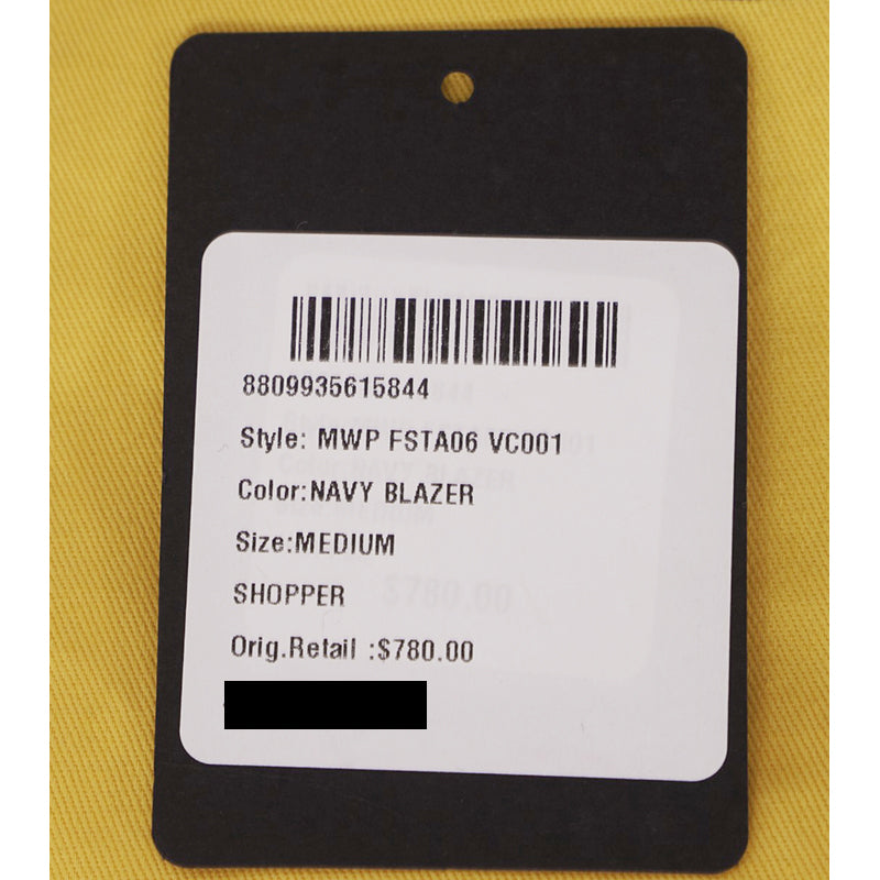 NEW $780 MCM Navy Beach Club Stripe CLOWN FISH Canvas AREN SHOPPER TOTE BAG NWT