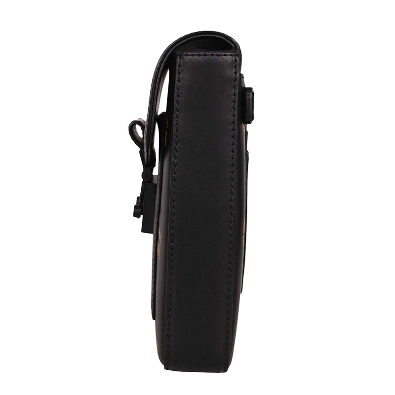 NEW $660 MCM Black Orange Vallarta COLOR SPLASH Monogram Logo Crossbody BAG NWT