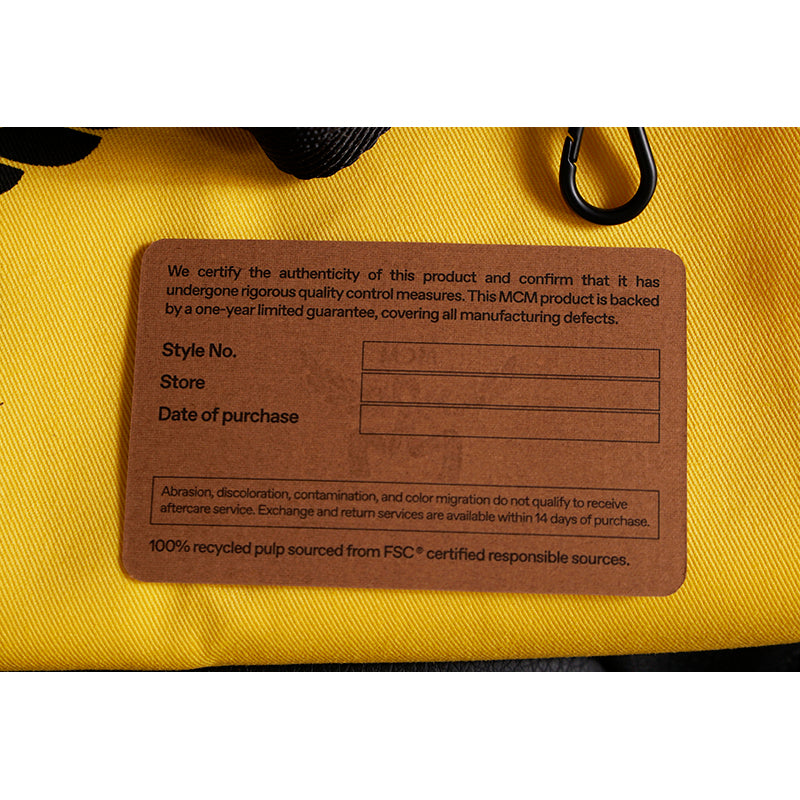 NEW $660 MCM Black Orange Vallarta COLOR SPLASH Monogram Logo Crossbody BAG NWT