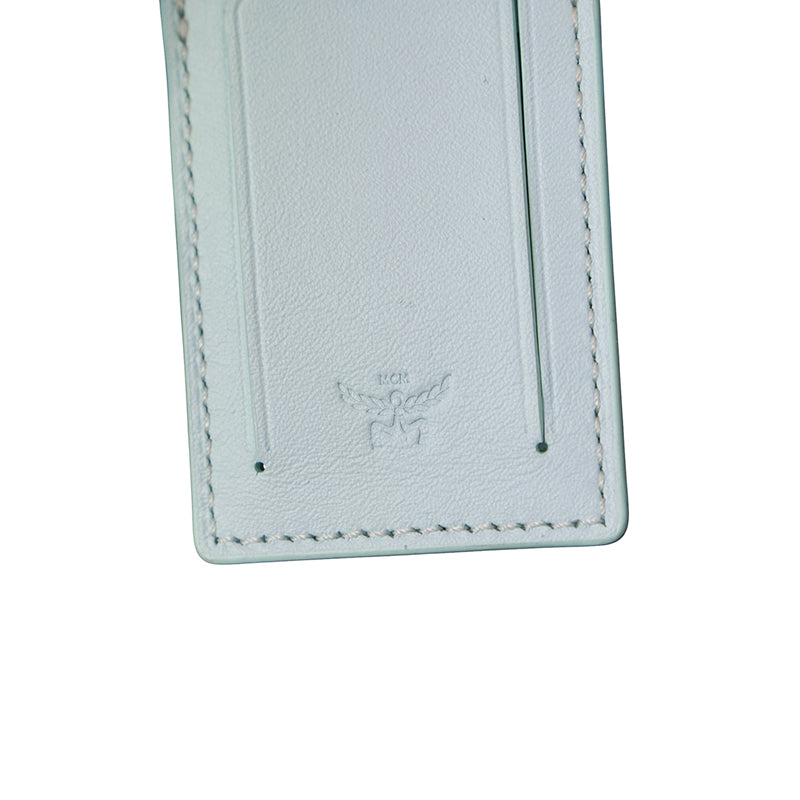 NEW $1,580 MCM Blue Gradation PALM TREE Visetos Ottomar Large WEEKENDER BAG NWT