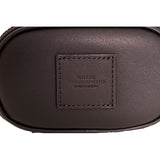 NEW $530 MCM Black Nappa Leather Mode Travia LOGO Oval BAG & Visetos BELT NIB XL