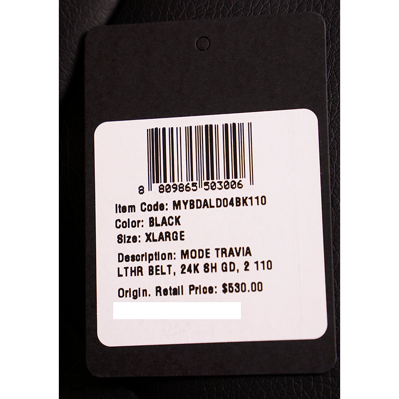 NEW $530 MCM Black Nappa Leather Mode Travia LOGO Oval BAG & Visetos BELT NIB XL