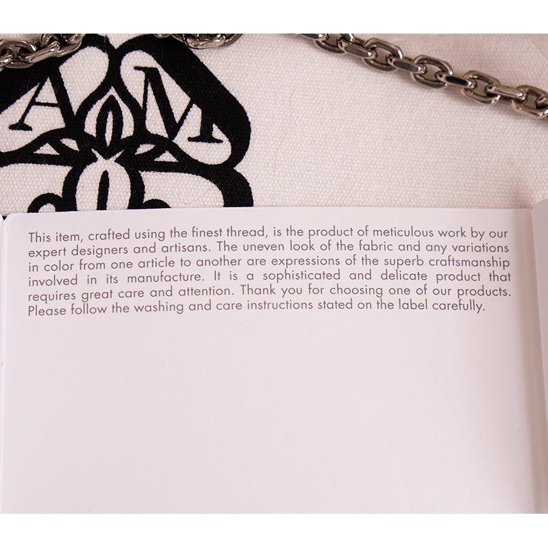 RETIRED $4,990 ALEXANDER MCQUEEN Ivory Leather Pearl KING QUEEN SKULL Clutch BAG