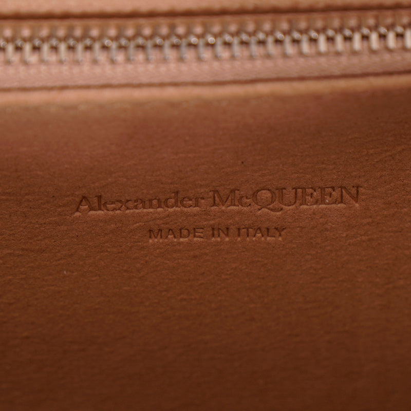 NEW $2190 ALEXANDER MCQUEEN Matte White Croc JEWELED KNUCKLE 4 Ring SKULL BAG