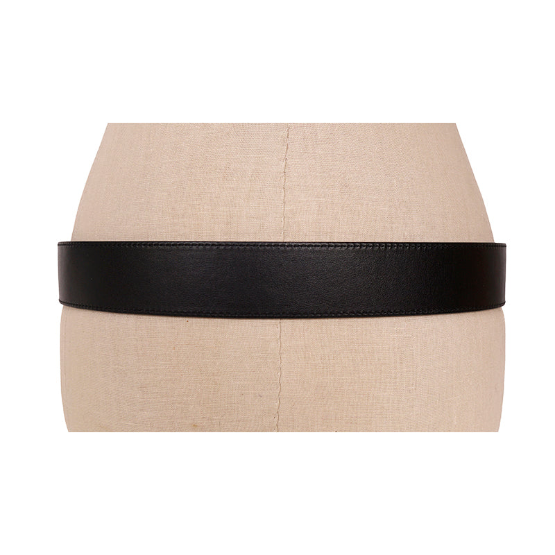42/105 NEW $690 ALEXANDER MCQUEEN Men's Black Leather 3D SKULL Reversible BELT
