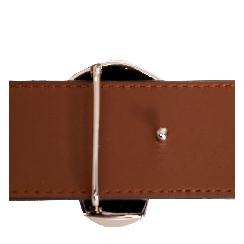42/105 NEW $690 ALEXANDER MCQUEEN Men's Black Leather 3D SKULL Reversible BELT