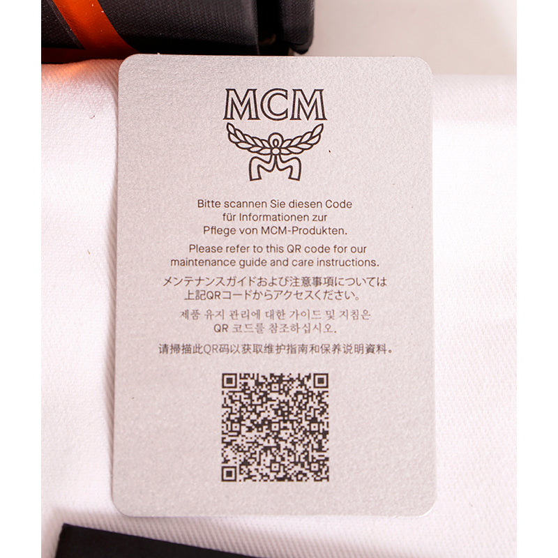45 US 12 NEW $750 MCM Men Black Leather Cognac LOGO MONOGRAM Knit Chelsea BOOTS