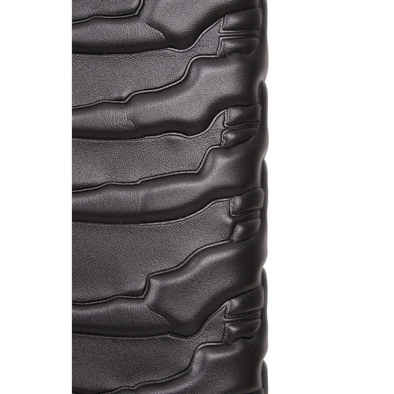 NEW $990 ALEXANDER MCQUEEN Black Leather RIB CAGE SPINE Document Case CLUTCH BAG