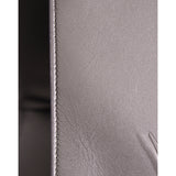 NEW $990 ALEXANDER MCQUEEN Black Leather RIB CAGE SPINE Document Case CLUTCH BAG