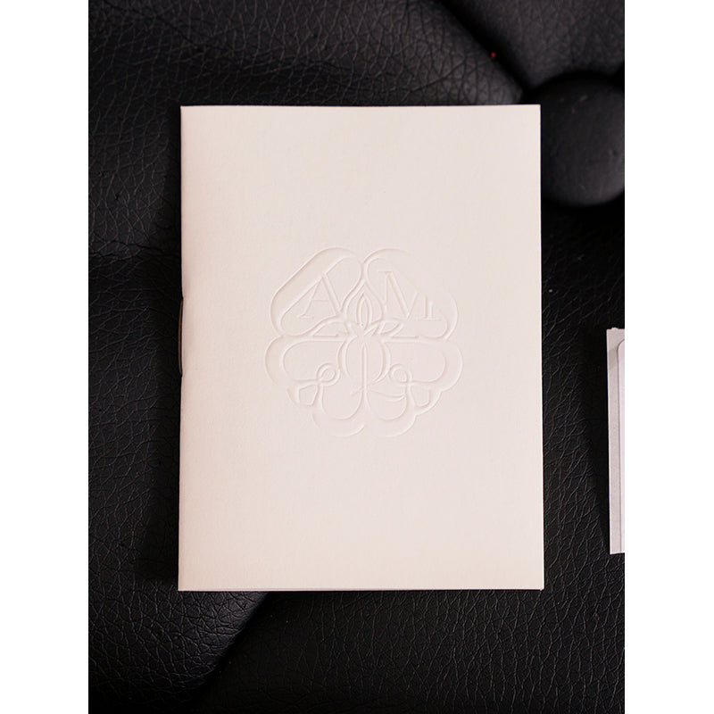 NEW ALEXANDER MCQUEEN Black RIB CAGE Embossed Leather GOTHIC CARD CASE NIB