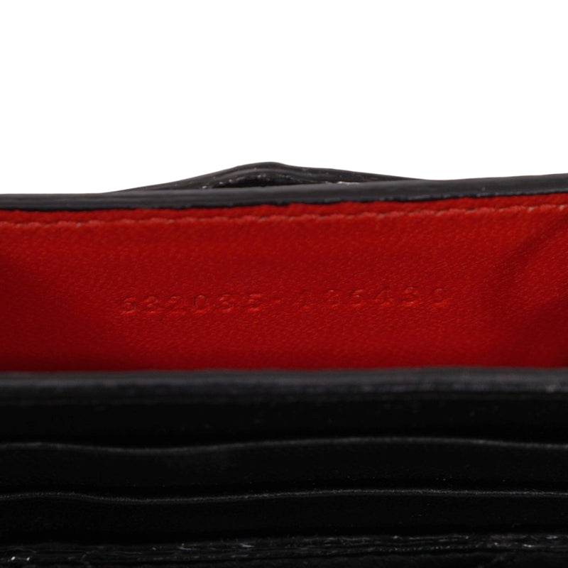 NEW $720 ALEXANDER MCQUEEN Black MINI SKULL GRAFFITI LOGO Leather PHONE CASE BAG