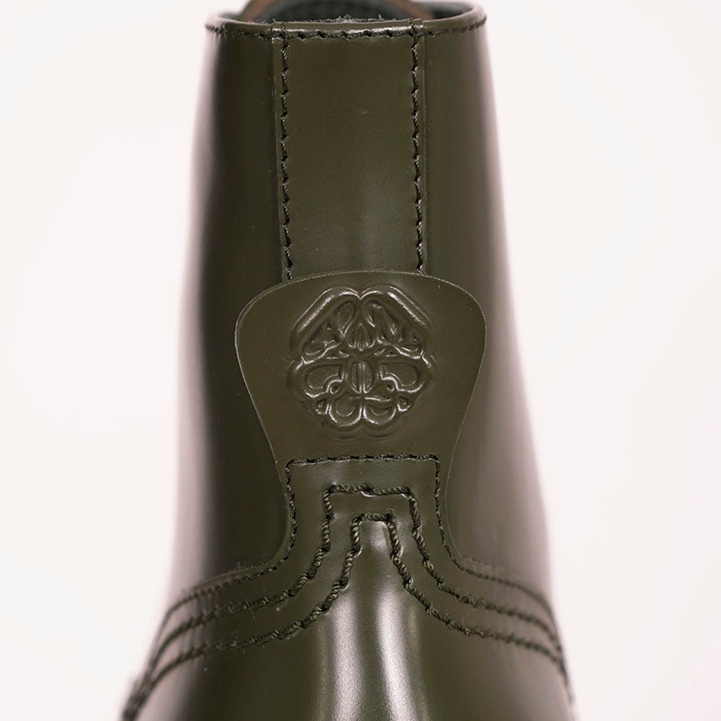 37 NEW $990 ALEXANDER MCQUEEN Wander Leather Exaggerated-Sole COMBAT BOOTS US 7