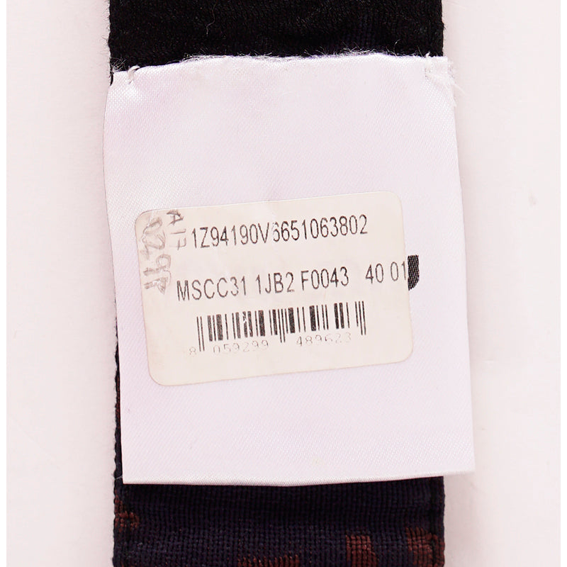 40 NEW $495 MIU MIU RUNWAY Vintage Blue Black Wine FLORAL Tricotine Waist BELT
