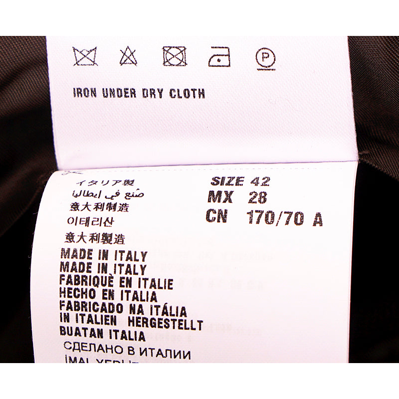 40 NEW $1,110 MIU MIU Ebano Dark Brown-Gray Cotton VINTAGE TEXTURED DRILL SHORTS