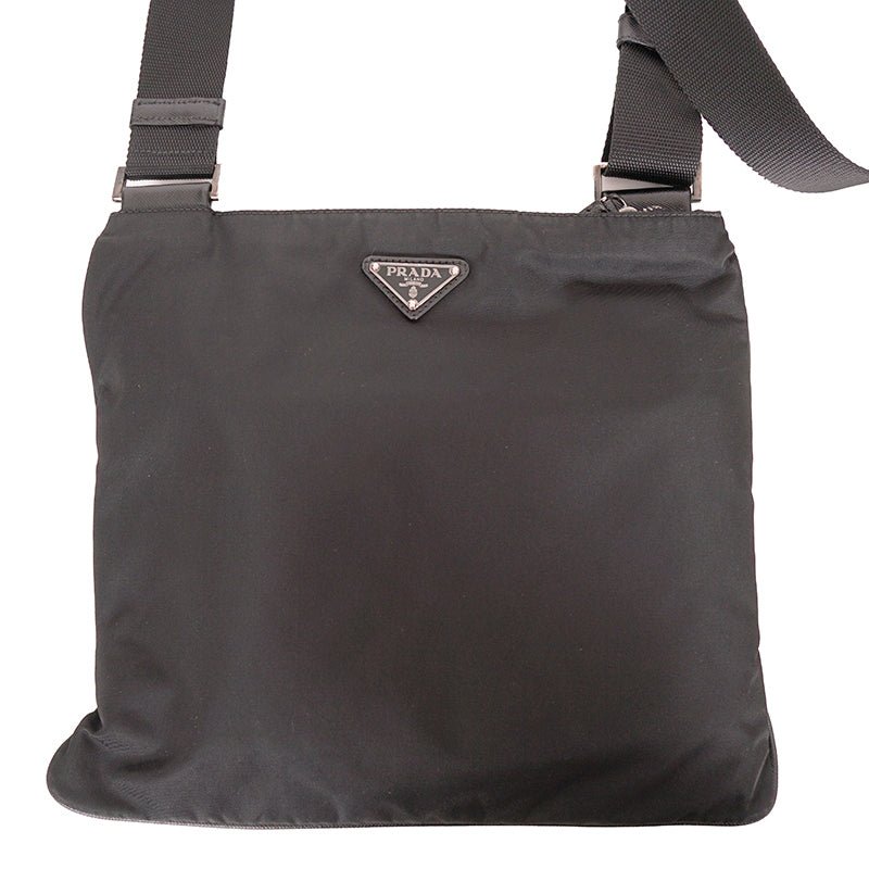 VINTAGE PRADA Black Nylon Saffiano GRIFFIN SNAKE CHIMERA LOGO Crossbody BAG EUC