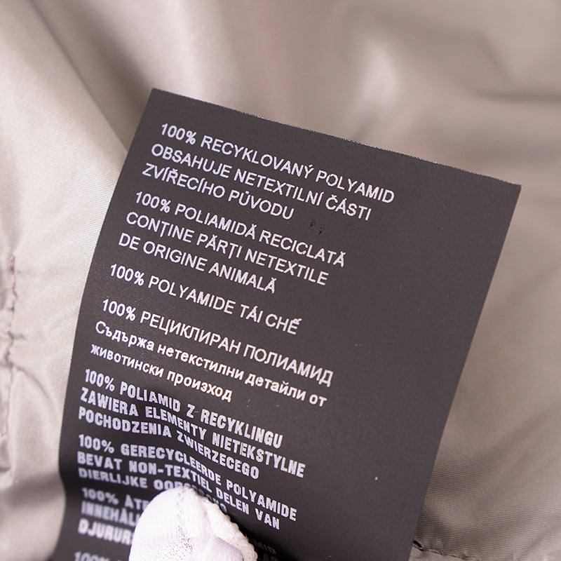 sz 36 XS NEW $2,410 PRADA Gray RE-NYLON 2-Piece Long PONCHO CAPE Light JACKET