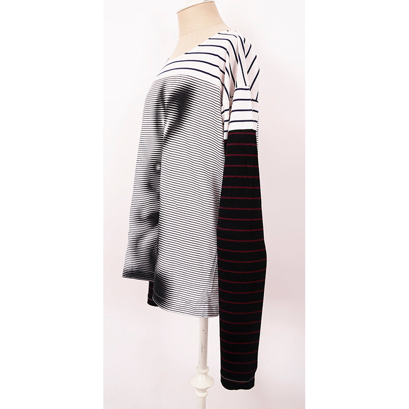 M NEW $1020 PRADA Runway Woman's White Graphic RABBIT Print Long Sleeve T-SHIRT