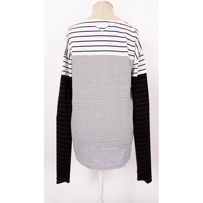 M NEW $1020 PRADA Runway Woman's White Graphic RABBIT Print Long Sleeve T-SHIRT