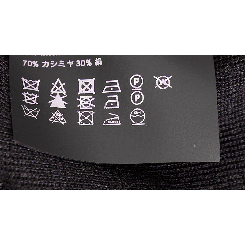40 NEW $1,880 PRADA Woman's Black CASHMERE & SILK Fine Knit LOGO ZIP POLO TOP