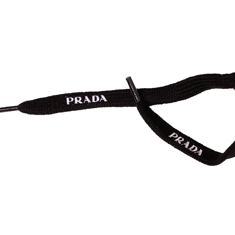 UK 11 US 12 NEW $895 PRADA Mens Black Leather TRIANGLE LOGO Low Top SNEAKERS NIB