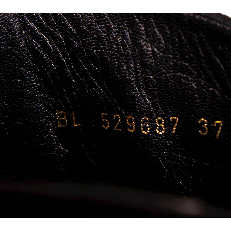 37 & 38 NEW $1,995 SAINT LAURENT Black Suede Caged Cut-out Knee Joplin 105 KNEE BOOTS