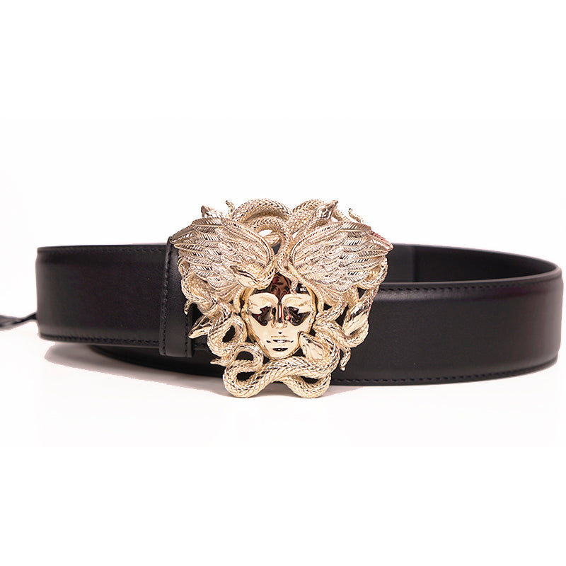 36/90 NEW $900 VERSACE Men's WINGED MEDUSA LARGE BUCKLE
