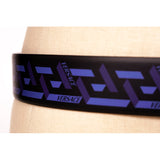 90 US 36 NEW $550VERSACE Men Blue LA GRECA PRINT Reversible MEDUSA LOGO BELT NWT