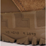 44 US 11 NEW $1125 VERSACE Men's GRECA Rhegis Coated Canvas & Leather DUCK BOOTS