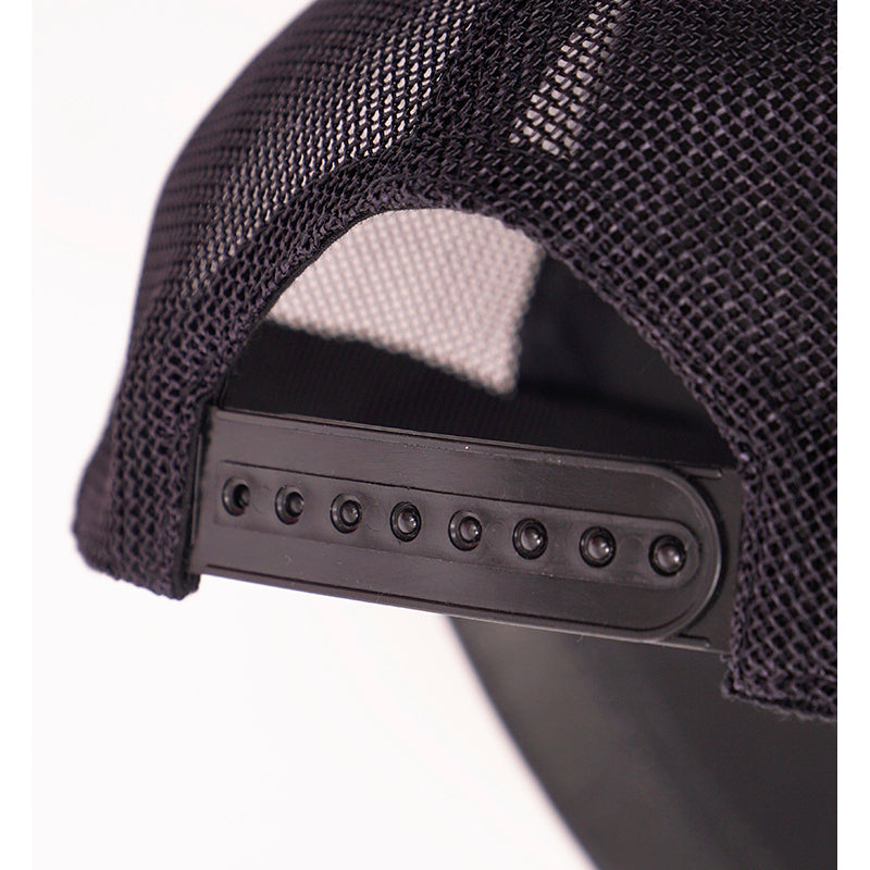 57 NEW $525 VERSACE Black Leather VINTAGE MEDUSA LOGO Trucker BASEBALL CAP HAT