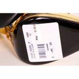 37 NEW $1225 VERSACE Gold Leather MEDUSA LOGO Point Toe SLINGBACK HEELS PUMPS 7