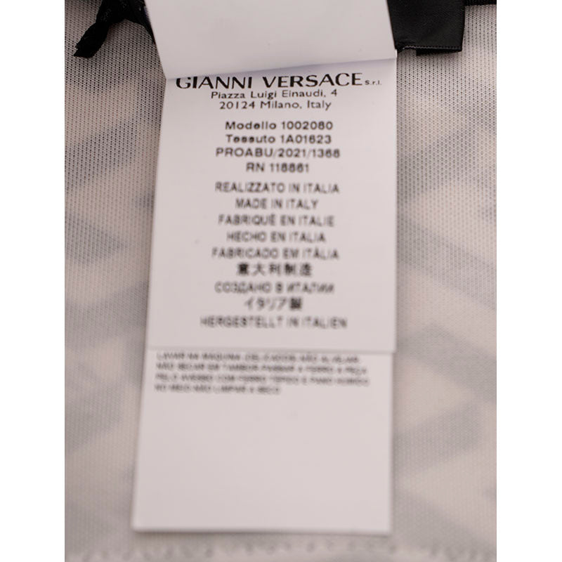 sz 1 XS NEW $925 VERSACE Black PINK LA GRECA LOGO Monogram Zip SPORTY JACKET