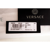 NEW $995 VERSACE Caramel LA GRECA Signature MEDIUM Open Top TOTE BAG w/ POUCH