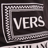 sz S NEW $650 VERSACE Mens Black BAROQUE MEDUSA Emblem GRAPHIC TSHIRT TEE SHIRT